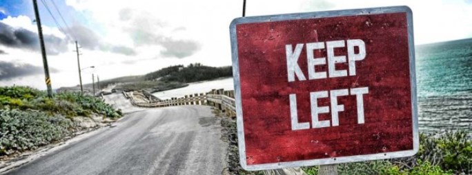 keep left